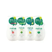 JJUSTGO家事購 日本 Kracie 葵緹亞 Naive保濕沐浴乳 530ml 桃葉 蘆薈 清新海泥 舒緩綠花