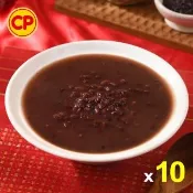 【卜蜂】無添加 萬丹紅豆紫米甜湯 超值10包組(600g/包_四季甜品.居家料理.聚會宴客.節慶必備.冷熱皆宜)