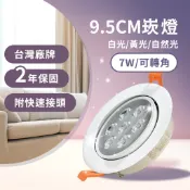 【高氏KAO'S】MANGO LED 崁燈 開孔尺寸 9CM 9.5CM 7珠 投射型 全電壓
