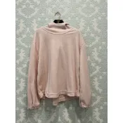 《美國二手品》OLD NAVY粉色搖粒絨長袖連帽上衣