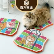 【TNA 悠遊】厚呷小吃雙面貓抓板-鳳梨酥/珍奶/雞排/芒果冰/小籠包/臭豆腐