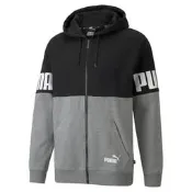 【時代體育】 PUMA 彪馬 基本系列 Puma Power 撞色連帽外套 58943201黑灰 /58943202白黑