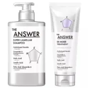 THE ANSWER ジアンサー 洗髮精 潤澤護髮素 組合 佛手柑＆達芙妮香氛  改含美髮五大必需成分質 針對捲