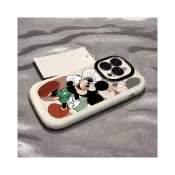 (店+)小衆不撞款!米奇泡芙萌趣殼 適配蘋果 iPhone14/15/16plus 精準開孔 防刮耐磨少女感拉滿 手機殼