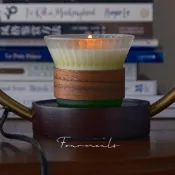 【睡蓮小青柑茶香】香薰蠟燭 禮物禮盒 室內家用 持久臥室 生日禮物 蠟燭 香薰 香薰蠟燭 茶香蠟燭 小清新 居家香氛