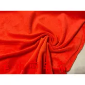 便宜地帶~亮橘色毛巾剪毛布剩7尺+2尺ㄧ起賣180元出清～適合做毯子.衣服.背心.外套~保暖~