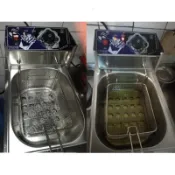 設有獨立開關 8L單缸溫控電熱油炸爐/電炸爐/油炸機/油炸鍋 炸薯條 熱狗 臭豆腐