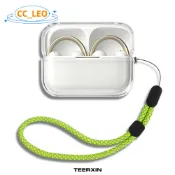 兼容 Anker Soundcore AeroClip 保護套透明軟保護套適用於 Anker Soundcore Aer