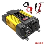 無品牌轉 110v 轉換器 Usb 端口 12v 轉通用插座 Usb 端口開關轉換器帶 Led 逆變器 12v 車載電源