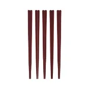 【PERFECT 理想】品味六角合金五入筷24cm咖啡