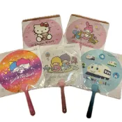 懷舊2003年三麗鷗Sanrio手拿扇 Hello Kitty/美樂蒂/雙子星/湯姆士小火車扇子