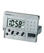 實體店面【時間光廊】CASIO 卡西歐 銀色 電子鬧鐘 靜音 PQ-10 全新原廠公司貨 PQ-10D-8RDF