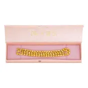 【Costco好市多】24K黃金項鍊男士鑽砂鍊 1513厘 24K Gold Men's Necklace 1513 li