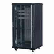滿屋妍選 新品上市!!（數據中心專用）1米網絡機櫃2米42u服務器監控12u壁掛式6u交換機1.2米弱電箱功放