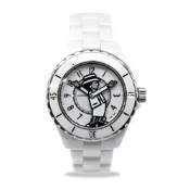 Chanel Mademoiselle J12 La Pausa白色陶瓷腕錶38MM