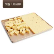 一品 台灣現貨，烤盤 專用烤盤 學廚 chefmade 金色不沾12吋牛軋糖盤 烤盤 雪花酥模具盤壓板太妃糖定型盤