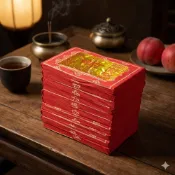 【滿庭香】傳統金紙~紅補運錢 超商取貨一單限20支 超過20支請宅配下單