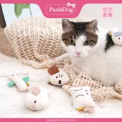 【ParisCat】可愛動物貓薄荷填充玩具 寵物玩具