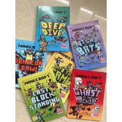 點讀+音檔｜章節書入門｜正版繪本6冊📚《Minecraft 我的世界》6 册收藏套裝 | 青少年科幻冒險故事 📦