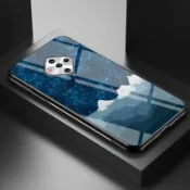 蝦皮優選Vivo X50E Y02S V1930 X50 Pro手機殼 時尚璀璨星空強化玻璃軟邊防摔硬殼v1930保護殼