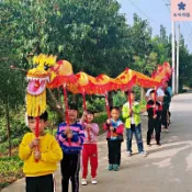 舞龍 舞獅 道具 兒童 龍頭 九節龍 幼兒園 舞臺錶演 兒童錶演 演出裝扮道具 民俗技藝舞龍舞獅道具兒童舞龍塑料龍頭幼兒