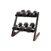 (店+)【ABSPORT】雙層啞鈴架（家用款／承重100KG）／啞鈴放置架／居家健身／啞鈴收納／重訓／健身