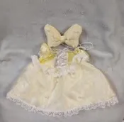 全新 拆板 日本迪士尼商店 大學熊 美女與野獸貝兒衣服s號（不包含熊）公主服飾配件服裝 unibearsity洋裝蝴蝶結