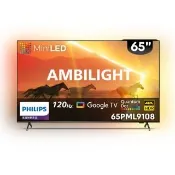 【Philips 飛利浦】特價B品 65型 4K 120Hz QD Mini LED Google TV 智慧顯示器(65PML9108)