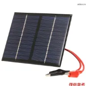 1.5W 12V多晶硅板 太陽能電池板+老虎夾子太陽能玩具板