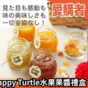 日本原裝 Happy Turtle 水果果醬禮盒 果醬 整顆水果 果乾 禮盒 夏日冰飲 冰品DIY 【愛購者】