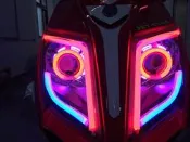 Jets 直上款魚眼燈具組 含線組 導光條 hid 光圈 整套8000
