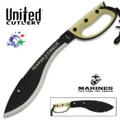 UNITED - USMC Semper 乳白柄鋸背造型 KUKRI 廓爾克戶外工具刀 - UC3469 詮國