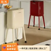 未來屋 【免彎腰大容量】垃圾桶 廚房垃圾桶 家用垃圾桶 帶蓋垃圾桶 紙簍 衛生桶 高款設計 可移動 2025新款 防臭防蟲 腳踏開蓋