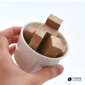 【品砌EIDOS】台灣檜木聞香杯組 純天然擴香木 無塗裝原木 擴香石替代 / 精油座 / 辦公室居家擺飾