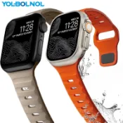 矽膠錶帶nomad款適用於Apple Watch S11 10 9 8 Ultra 49mm 40 45 42 46mm