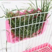 牧草架 牧草盒 兔子牧草架 飼料架 兔子草架 草架 兔草架防漏草大容量草架懸掛兔子食盆食盒豚鼠龍貓荷蘭豬外置草架