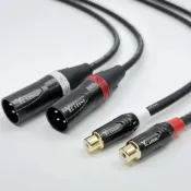 (店+)【YC Sound】1.5米 手工線 發燒線 特殊電鍍工藝 發燒線 XLR公轉RCA RCA母頭 梅花頭 卡農轉梅花 XLR RCA母頭 公對母 RCA雙頭線 RCA轉卡農 XLR RCA 梅花頭 AV紅白線 一對 AV端子 AV轉XLR線 訊號線 同軸線 擴大機音控台 調音台 MIXER 輸入輸出線