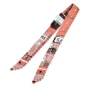 【Hermes 愛馬仕】Candy圖騰迷你Twilly絲巾領結(迷你-磚橘色H153455S-BRICK)