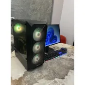 來限量30臺i7-9700   rtx3070 天堂經典版3a遊戲悟空電競桌機組，超值桌機熒幕組限量30組