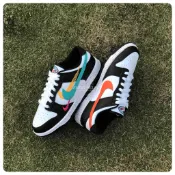【逢甲FUZZY】W Nike Dunk Low Multi Color Swoosh 彩虹 熊貓 FD4623-131
