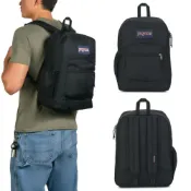 (店+)【JANSPORT】Jansport Cross Town Plus 黑 15吋 後背包 筆電包 雙肩包 背包 包包 JS0A7ZNZ008