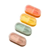 二合一切藥器 切藥盒 分藥器 分藥盒 藥盒 60516 保健食品