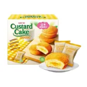 (店+)【Lotte 樂天】⚡箱購優惠⚡樂天 卡士達派 27公克 X 36入 卡士達派 蛋黃派 日本原裝進口 227320