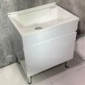 【聯德爾】活動式人造石洗衣浴櫃70CM(洗碗/洗衣/洗手台/活動式洗衣板)