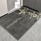 【JOCIYO 聚時柚】迎祥納福 玄關地板防刮踏墊120x80cm進門刮泥刮沙落塵除塵 吸水快乾 門口腳踏墊 地墊 地毯
