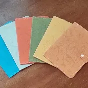 手作卡片 手工卡片 手工書 類皮革 紙皮革書 節日卡片 生日卡片