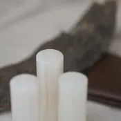 【好石多磨】白玉石_玉石印章_個人章開運章_圓章