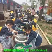 【可開統編】幼兒園實踐石磨家用小磨盤傳統手工老石磨磨盤手推麻石磨小型豆漿
