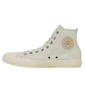 (店+)【CONVERSE】預購 日本限定 Converse ALL STAR GOLDLOGOPATCH HI 高筒 金標帆布鞋 灰色