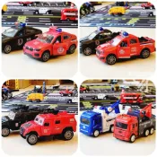 (店+)『警察消防車 慣性車』警車玩具車 消防車 拖吊車 戰車 皮卡 小汽車玩具 模型警車 消防玩具車 救援玩具車